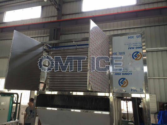 3 tonnes fabricant de glace en plaque refroidissement par eau réglable de la vitesse
