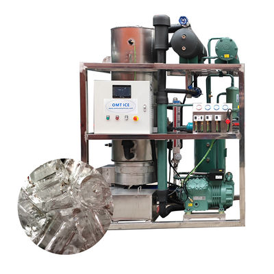 Fabricant de glace cylindrique de 3 tonnes pour les boissons froides ou la pêche 50/3phase Voltage Vente directe