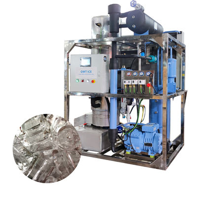 Une machine à glace de 3 tonnes, économe en énergie, équipée de réfrigérant R404a et de grande capacité