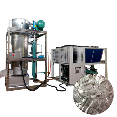 Machine de fabrication automatique de glace industrielle de 10 tonnes de poids de 1500 kg avec une capacité de stockage de glace de 10000 kg et refroidie à l'air